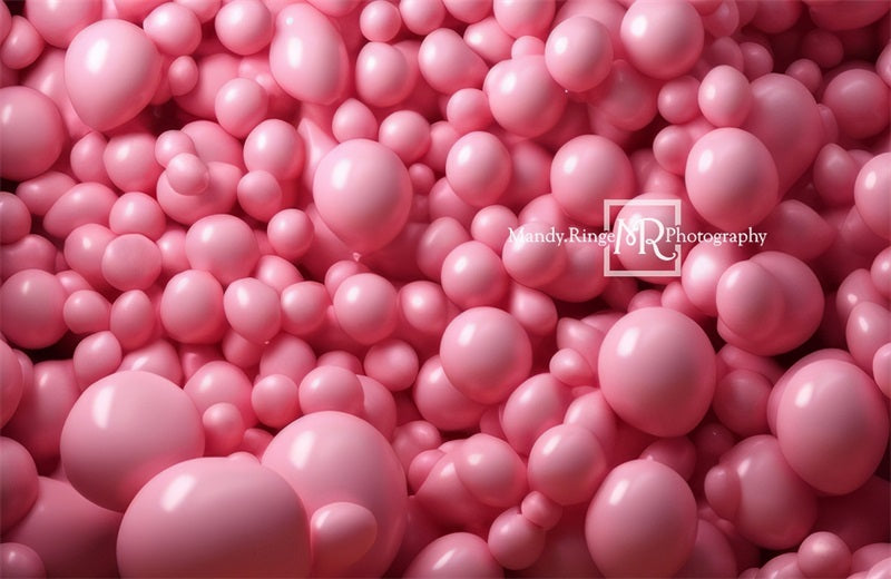 Kate Pink Balloon Wall Backdrop Designed by Mandy Ringe Photography - Kate Backdrop AU