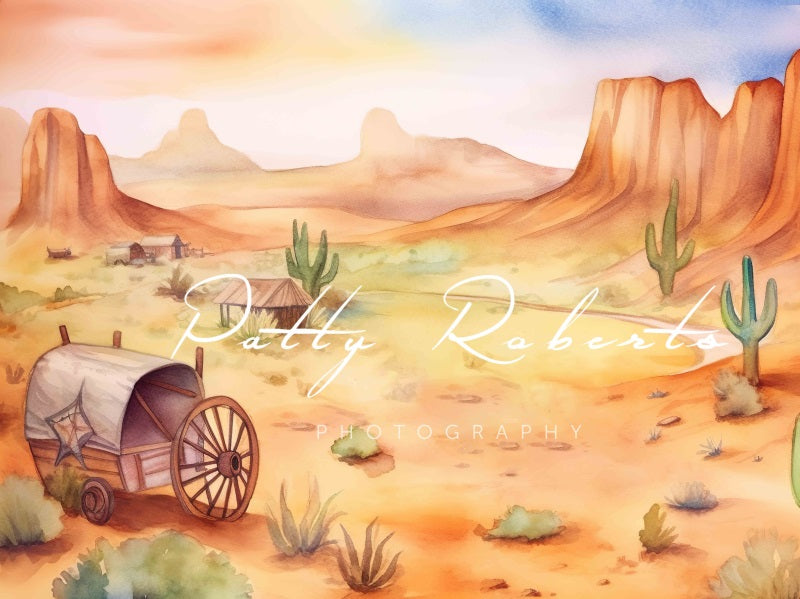 Kate Wild West Adventure Backdrop Designed by Patty Robertss - Kate Backdrop AU