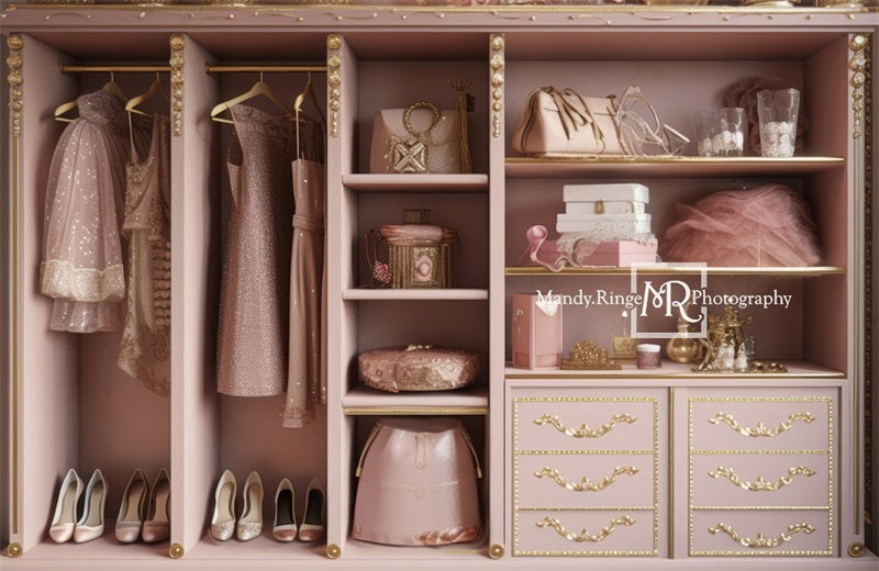 Kate Princess Dress Up Closet Backdrop Designed by Mandy Ringe Photography