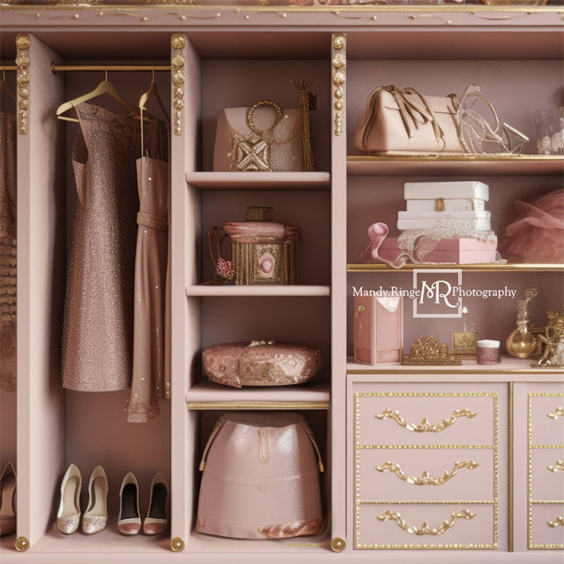 Kate Princess Dress Up Closet Backdrop Designed by Mandy Ringe Photography