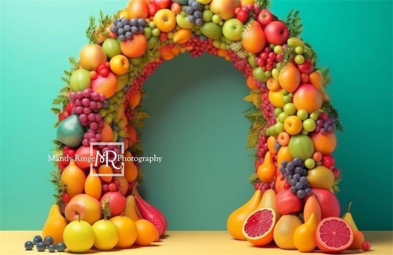 Kate Summer Tutti Fruitti Fruit Arch Backdrop Designed by Mandy Ringe Photography - Kate Backdrop AU