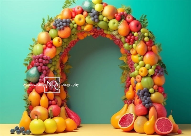 Kate Summer Tutti Fruitti Fruit Arch Backdrop Designed by Mandy Ringe Photography - Kate Backdrop AU