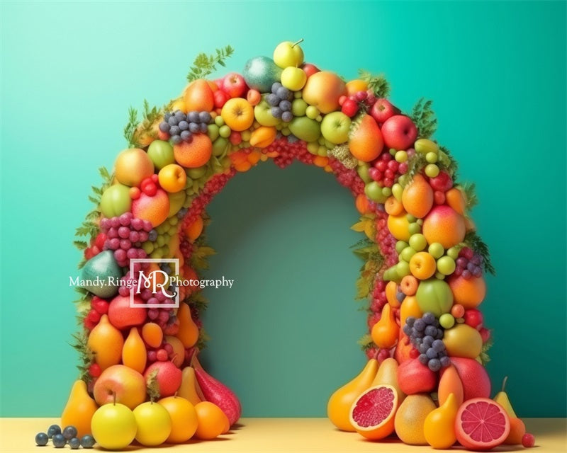 Kate Summer Tutti Fruitti Fruit Arch Backdrop Designed by Mandy Ringe Photography - Kate Backdrop AU