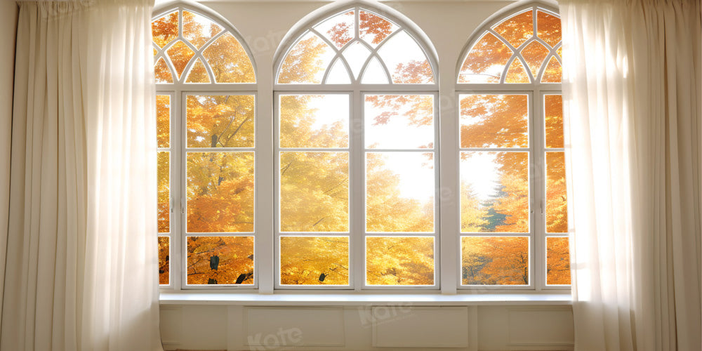 Kate Window Autumn Backdrop Designed by Chain Photography - Kate Backdrop AU