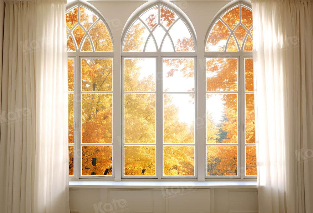 Kate Window Autumn Backdrop Designed by Chain Photography - Kate Backdrop AU