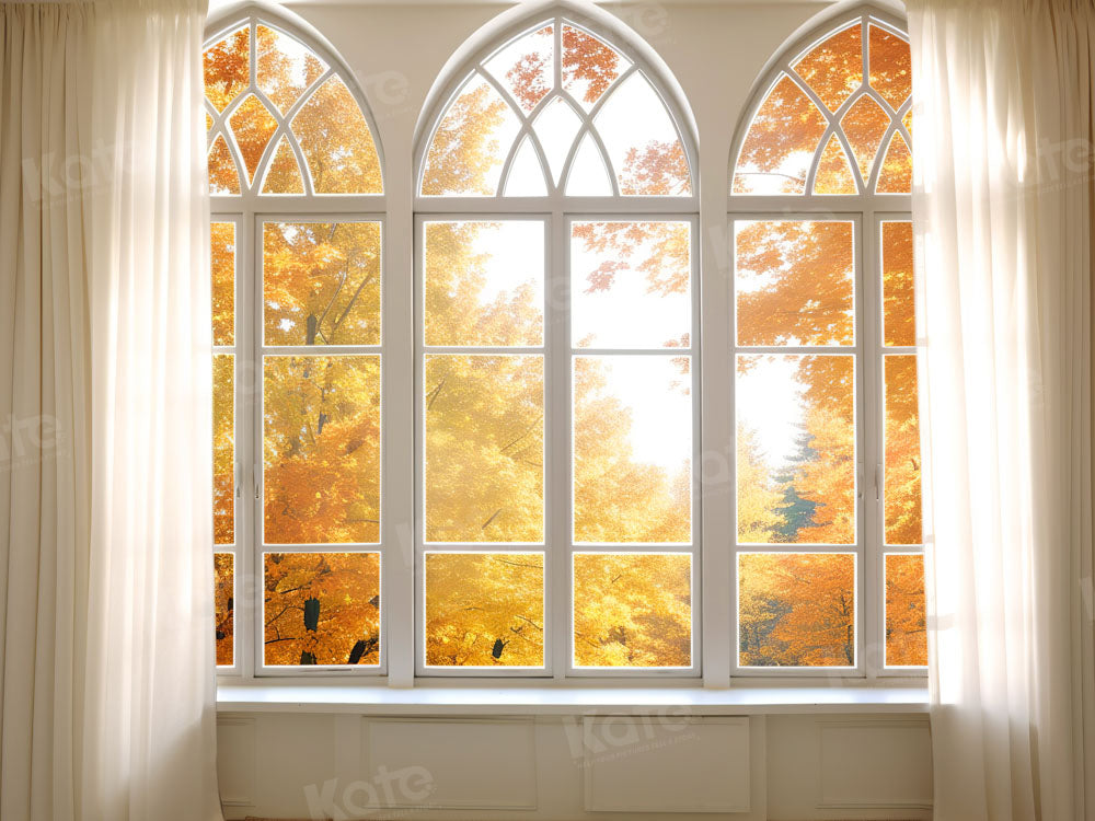 Kate Window Autumn Backdrop Designed by Chain Photography - Kate Backdrop AU