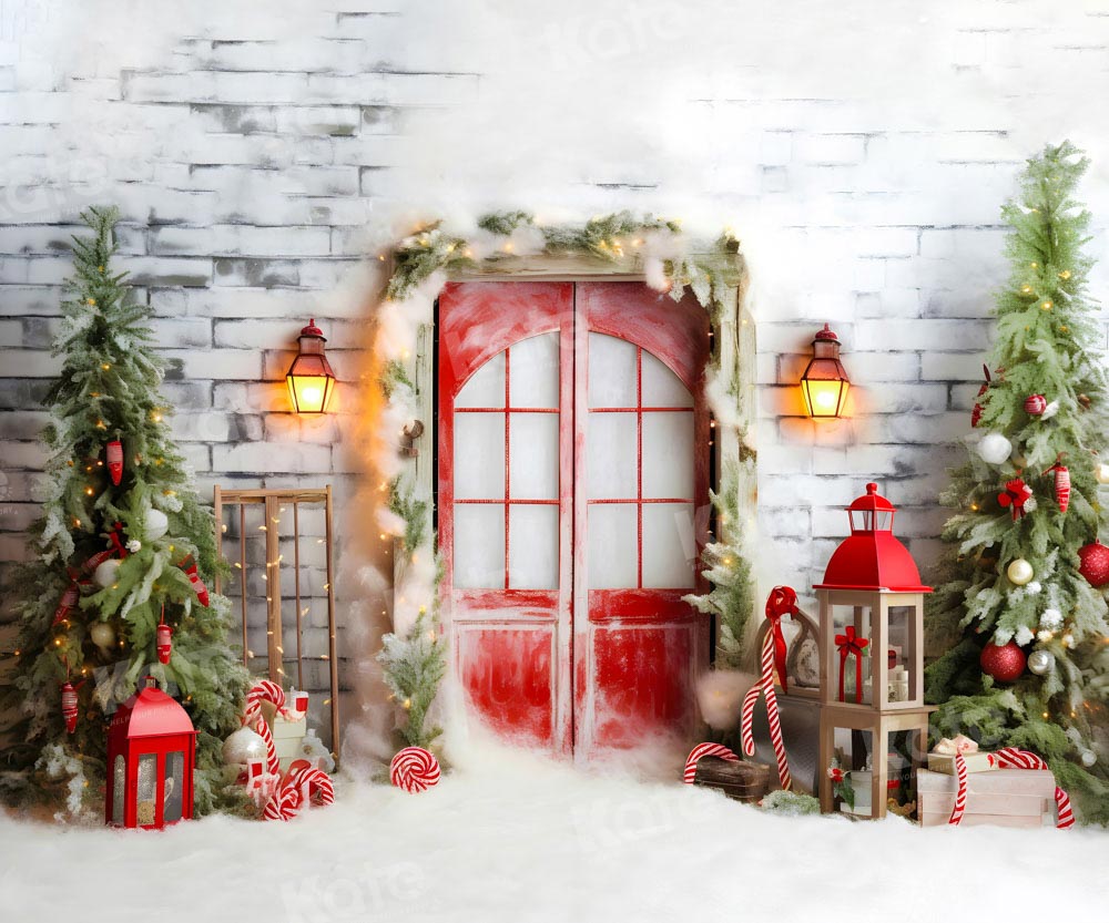Kate Christmas Tree Winter Backdrop Snow Designed by Chain Photography - Kate Backdrop AU