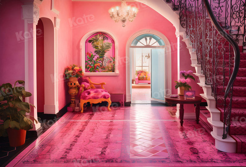 Kate Pink Room Interior Backdrop for Photography - Kate Backdrop AU