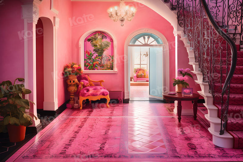 Kate Pink Room Interior Backdrop for Photography - Kate Backdrop AU
