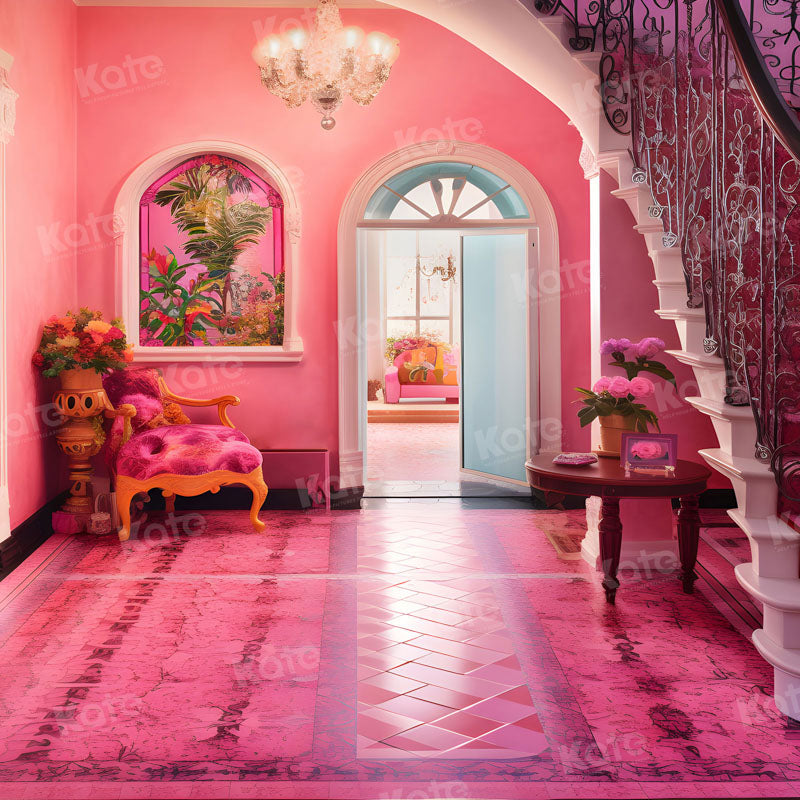 Kate Pink Room Interior Backdrop for Photography - Kate Backdrop AU