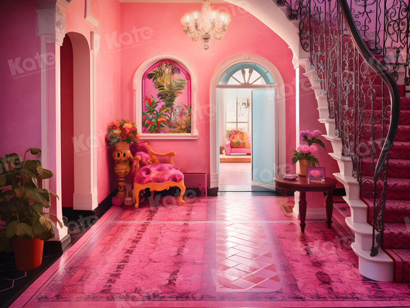 Kate Pink Room Interior Backdrop for Photography - Kate Backdrop AU