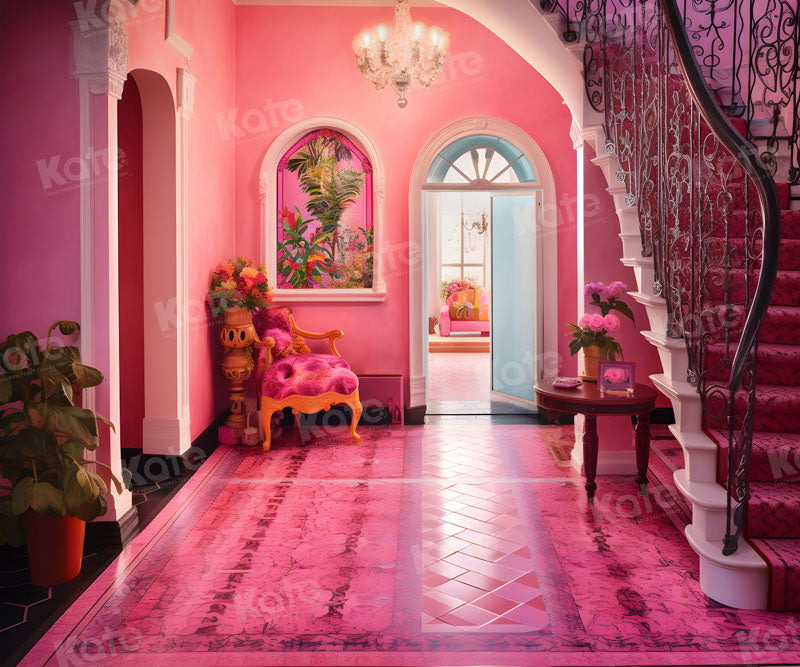 Kate Pink Room Interior Backdrop for Photography - Kate Backdrop AU