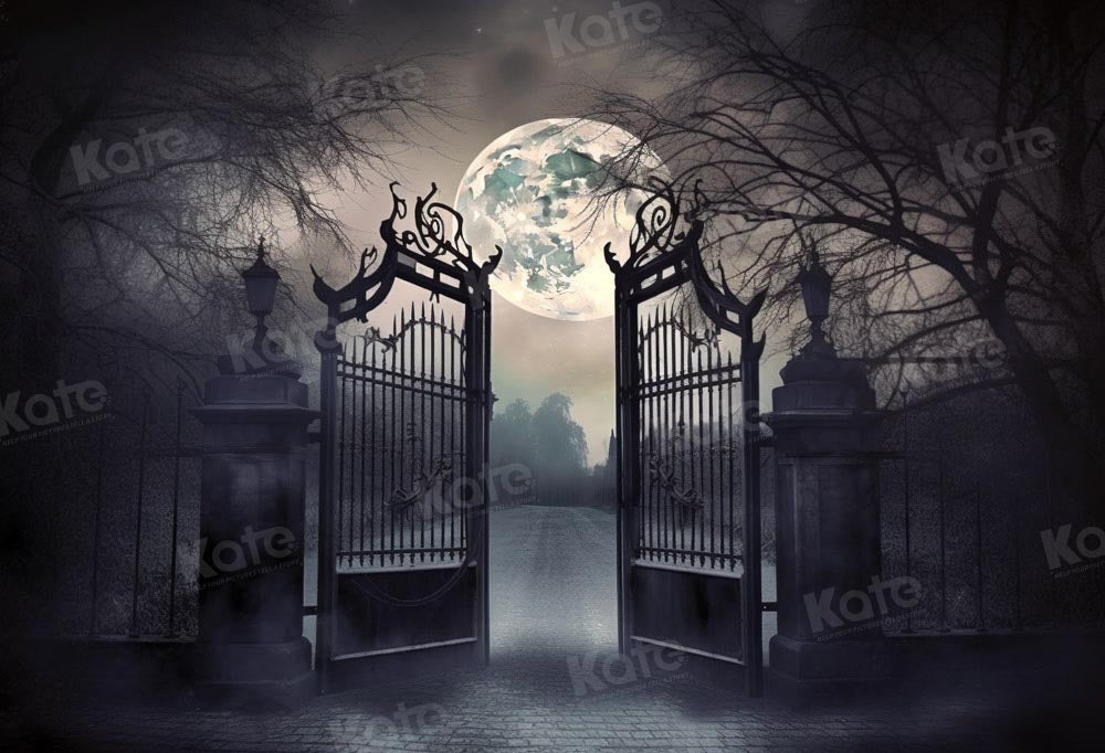 Kate Halloween Night Moon Backdrop Designed by Chain Photography - Kate Backdrop AU