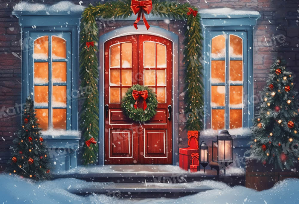 Kate Winter Snow Christmas Backdrop Designed by Chain Photography - Kate Backdrop AU