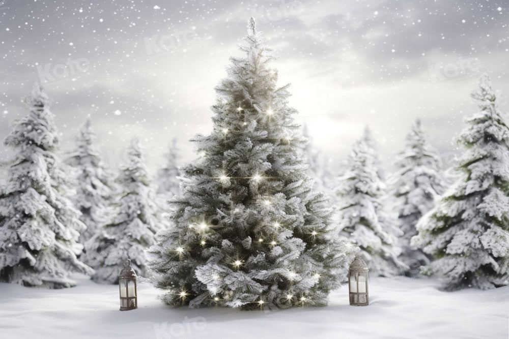 Kate Winter Snow Forest Backdrop Designed by Chain Photography - Kate Backdrop AU