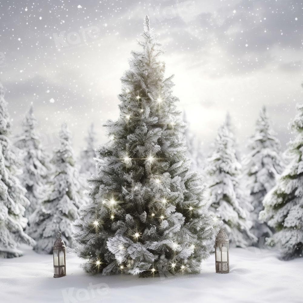Kate Winter Snow Forest Backdrop Designed by Chain Photography - Kate Backdrop AU