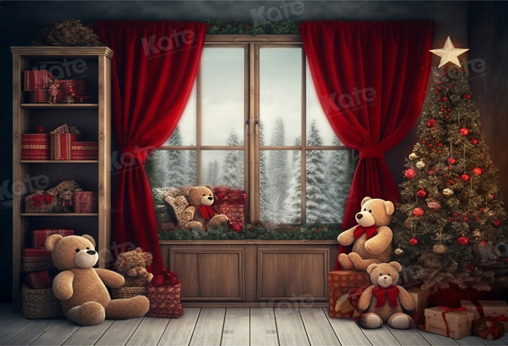Kate Bear Room Winter Backdrop Designed by Chain Photography - Kate Backdrop AU