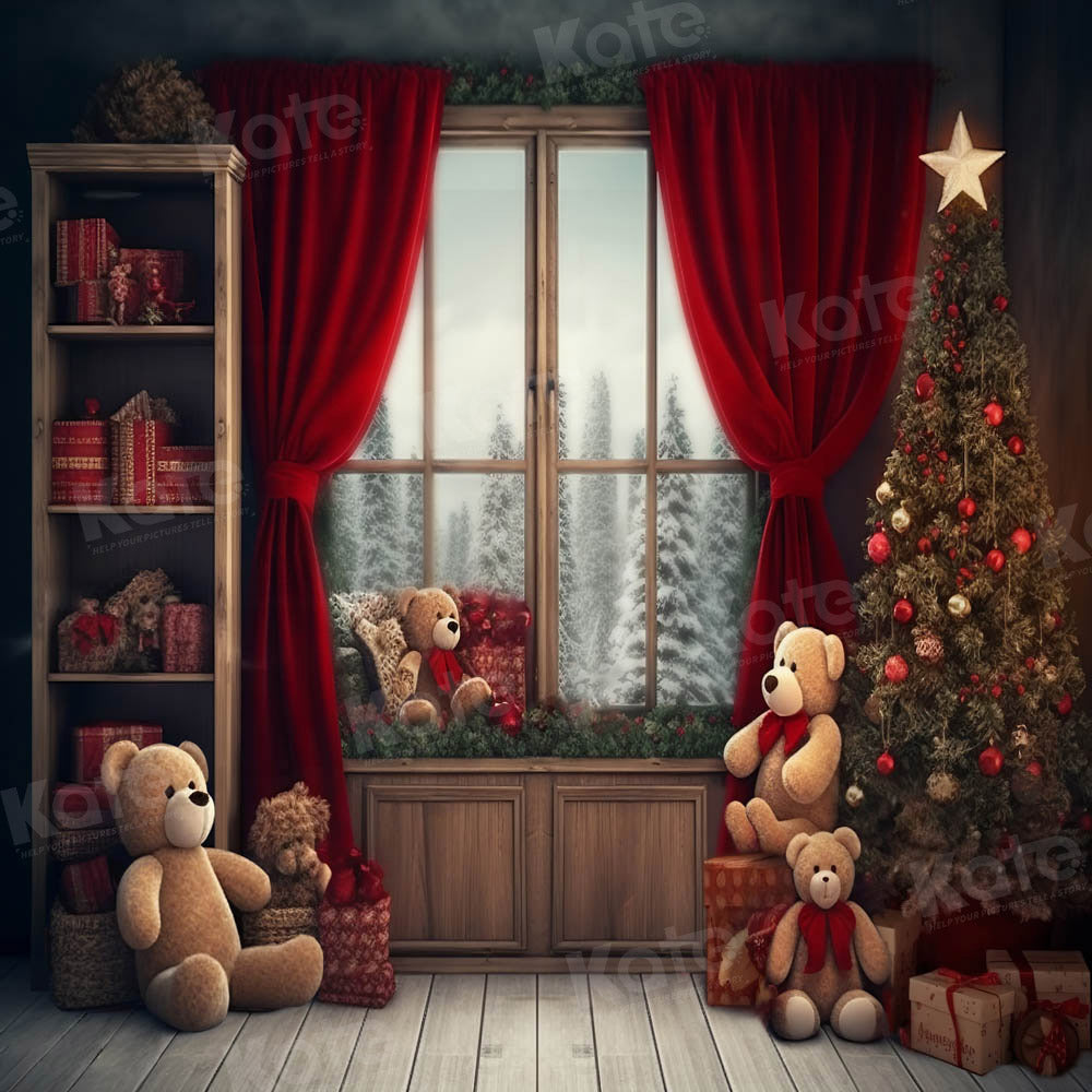 Kate Bear Room Winter Backdrop Designed by Chain Photography - Kate Backdrop AU