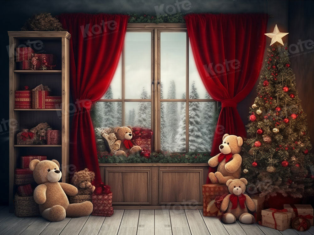 Kate Bear Room Winter Backdrop Designed by Chain Photography - Kate Backdrop AU