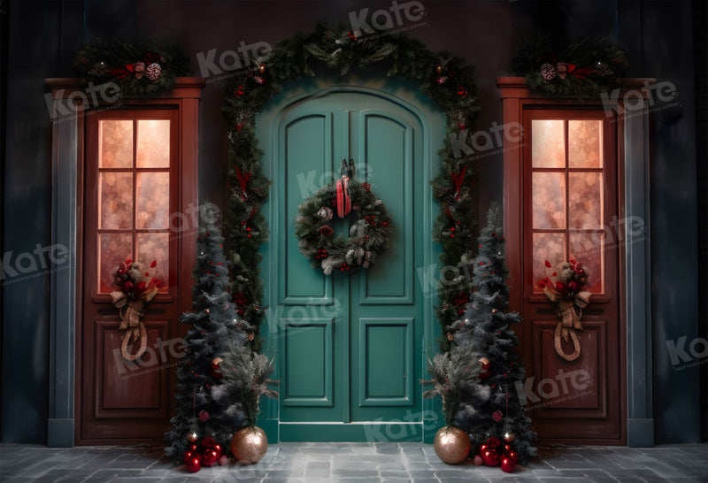 Kate Christmas Tree Wreath Backdrop for Photography