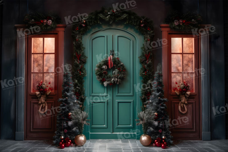 Kate Christmas Tree Wreath Backdrop for Photography