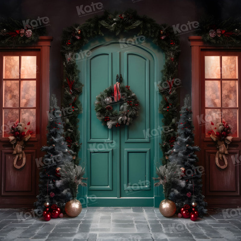 Kate Christmas Tree Wreath Backdrop for Photography