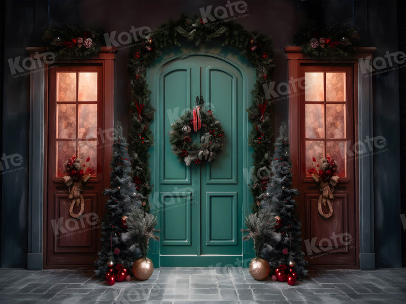 Kate Christmas Tree Wreath Backdrop for Photography