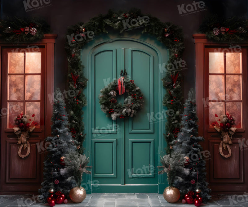 Kate Christmas Tree Wreath Backdrop for Photography
