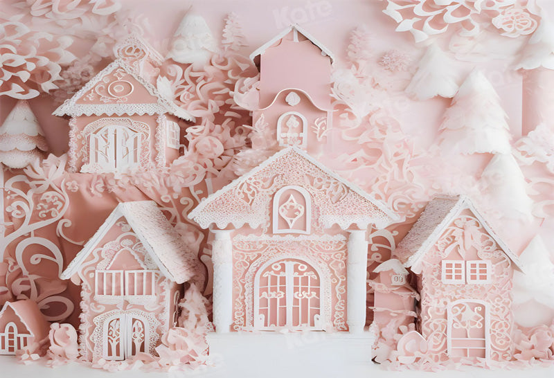 Kate Light Pink Igloo Cake Smash Backdrop for Photography - Kate Backdrop AU