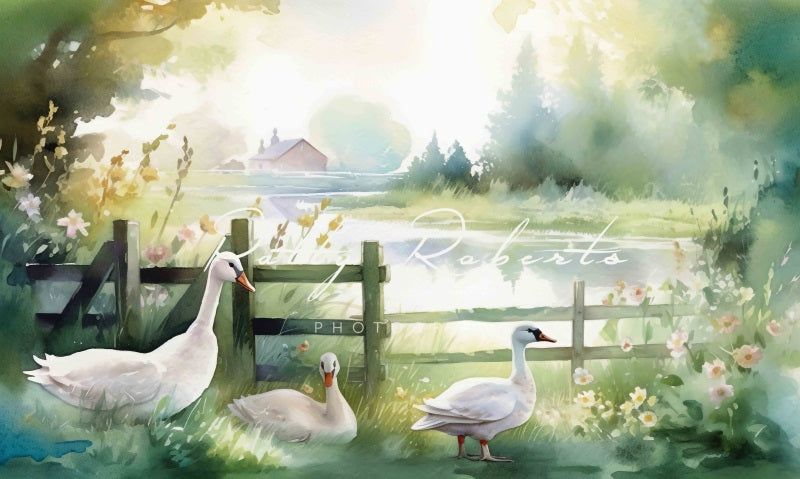 Kate Countryside View Backdrop Designed by Patty Robertss - Kate Backdrop AU