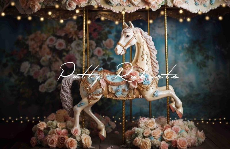 Kate Festive Horse Backdrop Designed by Patty Robertss - Kate Backdrop AU