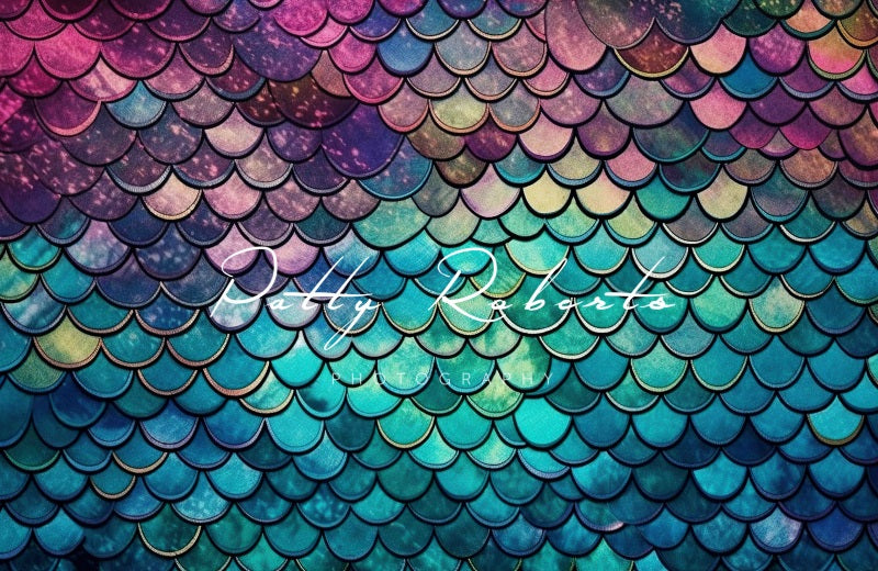 Kate Glitter Mermaid Backdrop Designed by Patty Robertss - Kate Backdrop AU