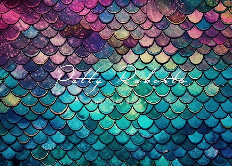 Kate Glitter Mermaid Backdrop Designed by Patty Robertss - Kate Backdrop AU