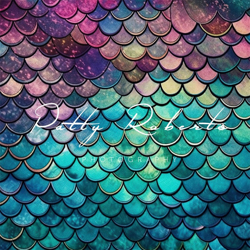 Kate Glitter Mermaid Backdrop Designed by Patty Robertss - Kate Backdrop AU