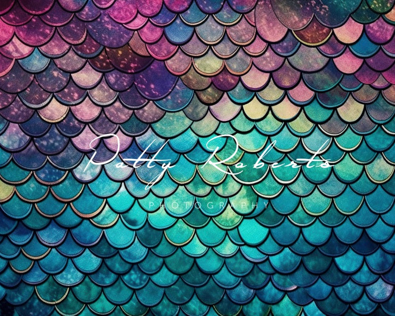 Kate Glitter Mermaid Backdrop Designed by Patty Robertss - Kate Backdrop AU