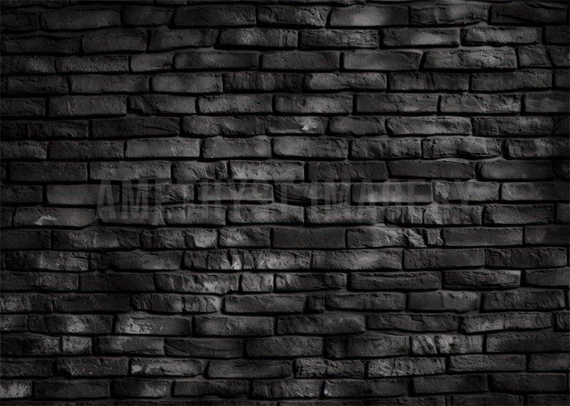 Kate Black Brick Wall Backdrop Designed by Angela Marie Photography - Kate Backdrop AU