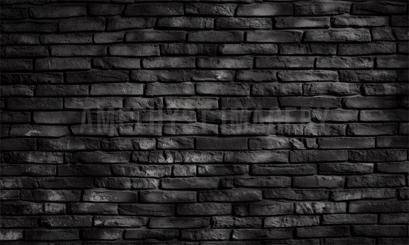 Kate Black Brick Wall Backdrop Designed by Angela Marie Photography - Kate Backdrop AU