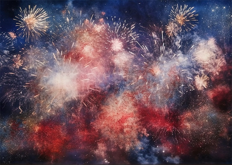Kate Fireworks New Year Celebration Backdrop Designed by Angela Marie Photography
