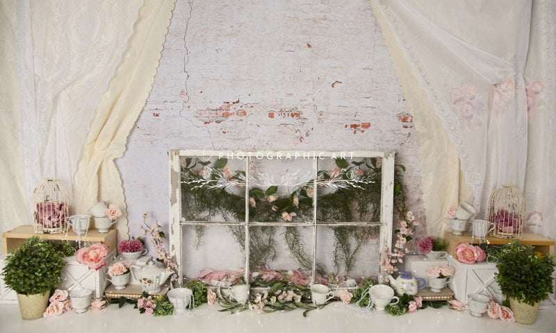 Kate Vintage Lace Backdrop Spring for Photography Designed by Jenna Onyia - Kate Backdrop AU