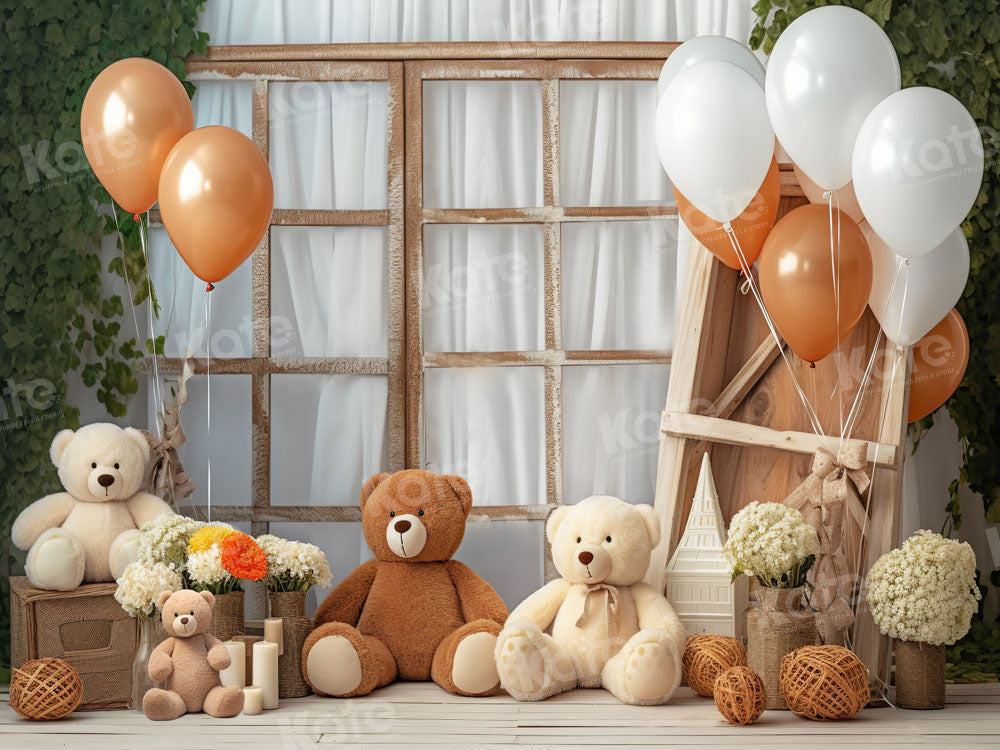 Kate Cake Smash Backdrop Balloon Window Designed by Chain Photography - Kate Backdrop AU