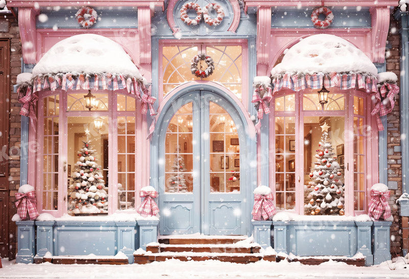 Kate Snow Christmas Tree Shop Backdrop for Photography - Kate Backdrop AU