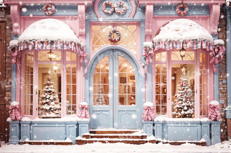 Kate Snow Christmas Tree Shop Backdrop for Photography - Kate Backdrop AU