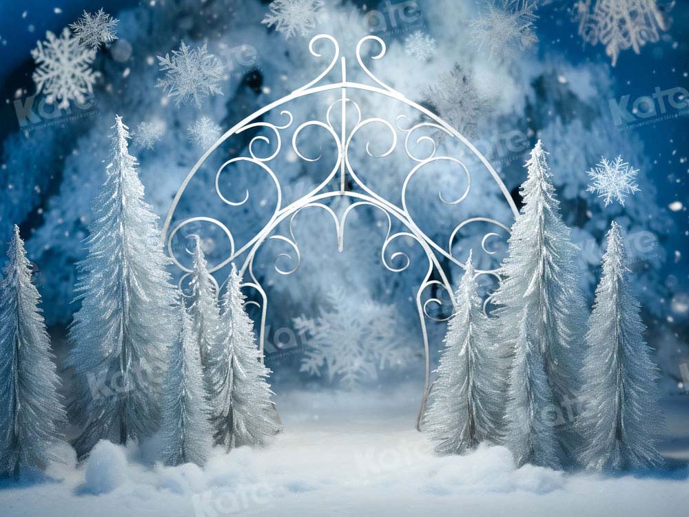 Kate Winter Wonderland Arch Backdrop Designed by Chain Photography