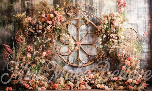 Kate Boho Valentine Backdrop Spring Wedding Floral Interior Designed by Mini MakeBelieve