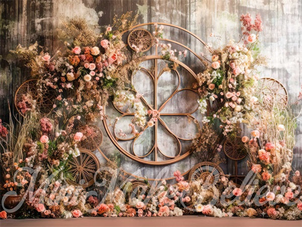 Kate Boho Valentine Backdrop Spring Wedding Floral Interior Designed by Mini MakeBelieve