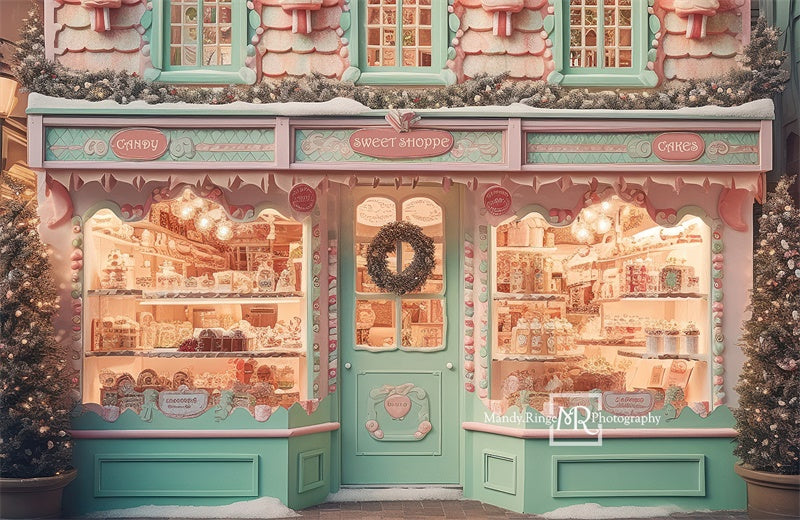 Kate Christmas Sweet Shop Backdrop Designed by Mandy Ringe Photography - Kate Backdrop AU
