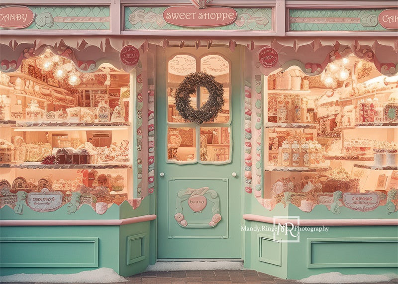 Kate Christmas Sweet Shop Backdrop Designed by Mandy Ringe Photography - Kate Backdrop AU