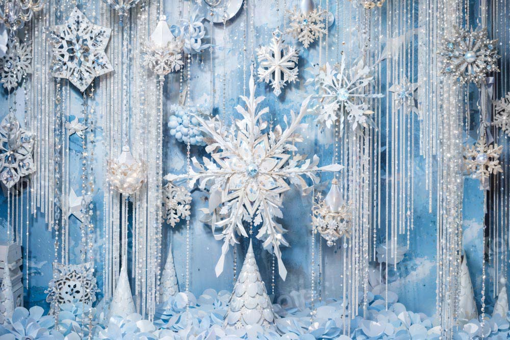 Kate Blue Ice World Backdrop Designed by Chain Photography