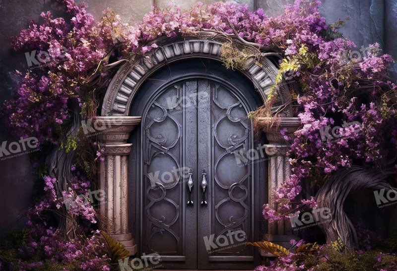 Kate Purple Garden Backdrop Spring for Photography