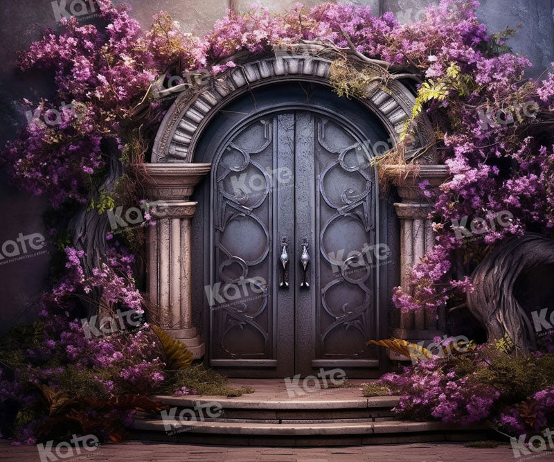 Kate Purple Garden Backdrop Spring for Photography